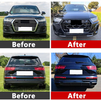 Dernier modèle de kit carrosserie mise à niveau vers pare-chocs avant style 2025 avec diffuseur arrière pour Audi Q7 SQ7 2016 2017 2018 2019 à 2025