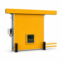 Porte de chambre froide isolée et hermétique en acier avec atmosphère contrôlée et double joint pour une longue durée de conservation, usage en entrepôt