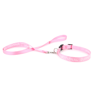 Customizable Nylon Pet <strong>Dog</strong> <strong>Collars</strong> with <strong>Embroidered</strong> <strong>Name</strong> and Phone Number Personalized Logo Slogan Service Leashes Included - Product Image 2