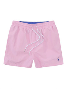 Shorts pour hommes à séchage rapide de cinq pouces pour l'été, vêtements pour hommes avec broderie du logo de la marque en grande taille pour la plage - Product Image 2