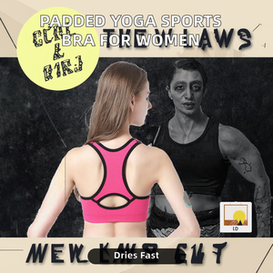Sexy Breathable Quick Dry Yoga Sports <b>Bra</b> for Women with Padded <b>Cups</b> - Product Image 2