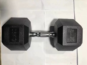 <span class=keywords><strong>Manubri</strong></span> cromati antiscivolo con nucleo in ghisa gommata Bad Company I per fitness completo, aerobica e ginnastica, 40 <span class=keywords><strong>kg</strong></span> (<span class=keywords><strong>2</strong></span> pezzi) - Product Image 5