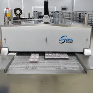 Fabrieksprijs Iqf Grote Capaciteit Lage Temperatuur Ontploffingstunnel Vriesapparatuur Voor Cakes En Gebak