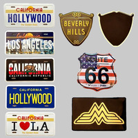 Plaque Métallique Vintage, Décoration Murale Rétro Personnalisée, Panneau Logo Style Ancien, Plaque Métallique Décorative, pour Man Cave, Pub, Garage