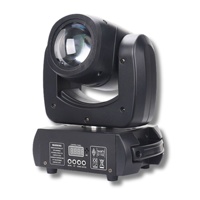Projecteur LED mobile 150W IP65 DMX512 pour DJ et bars, faisceau rotatif multicolore avec projection de motifs