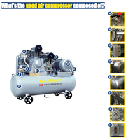 Compresseur d'air à piston haute pression industriel 30 bars avec pompe pour l'exploitation minière, alimenté au diesel, mobile, tension 380 V