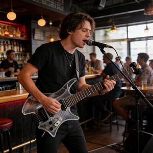 <span class=keywords><strong>Kit</strong></span> de <span class=keywords><strong>Guitarra</strong></span> <span class=keywords><strong>Eléctrica</strong></span> OEM/ODM de Fábrica, <span class=keywords><strong>Kit</strong></span> de <span class=keywords><strong>Guitarra</strong></span> sin Cabeza Todo en Uno para Principiantes, Aficionados y Grabación Casera - Product Image 2