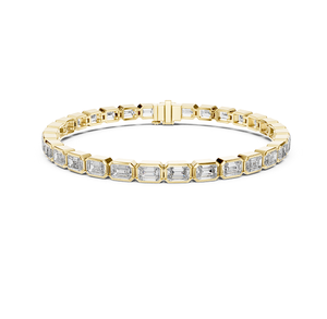 Bracelet en diamant cultivé en laboratoire de qualité supérieure en or, bijoux fins élégants, accessoire de mode de créateur - Product Image 1