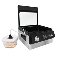 Machine de mise sous vide à grande chambre, commerciale et domestique, pour emballage alimentaire sur comptoir, avec fonction de marinade et temps de scellage réglable