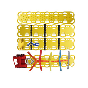 Hep Kang Water Rescue Stretcher Folding Plastic Spine Board With Neck Brace And Head Fixation Kit 182x45cm - Product Image 1