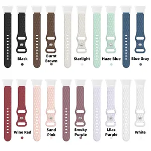 Correa de liberación rápida para <span class=keywords><strong>Xiaomi</strong></span> Mi <span class=keywords><strong>Band</strong></span> <span class=keywords><strong>7Pro</strong></span>, pulsera con textura de cuero, banda de silicona agradable para la piel, accesorios deportivos para reloj inteligente - Product Image 3