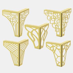 Gambe mobili Moderna di Lusso del Bicromato di Potassio Laterale Comodino Panca Piedi Console <span class=keywords><strong>Oro</strong></span> In Acciaio Inox di Mobili In Metallo Letto Armadio Divano Gambe Per Il Sofà - Product Image 1