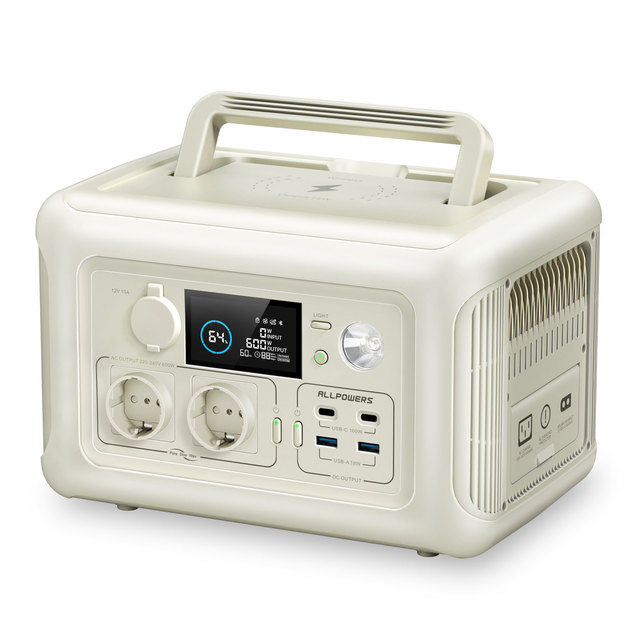 ALLPOWERS Portable Power Station 110V/220V Battery Solar Power Bank with Pure Sine Wave Inverter and Cigar Lighter AC Outlet