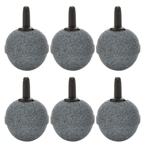 Pierres à air rondes en céramique, diffuseur de bulles minérales, pierres à air pour <span class=keywords><strong>aquarium</strong></span>, pompe de réservoir de poissons et hydroponie - Product Image 2