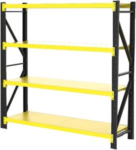 Estanterías Metálicas Resistentes de 5 Niveles, Sin Pernos, para Almacenamiento Industrial, Personalizables para Garaje o Almacén - Product Image 1