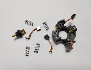 오토바이 블랙 카본 브러시 EN125 GN125 GS125 HJ125K-2 체인 기계 전기 스타터 신제품 - Product Image 1