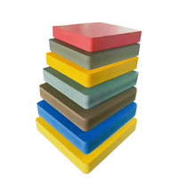 Lembaran Busa PVC Berwarna 4x8ft Densitas Tinggi 2mm 4mm 5mm 8mm 10mm untuk Pembuatan Kabinet Rumah dan Display Iklan