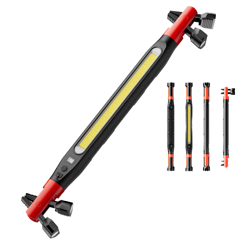 Customizable 800Lumen COB Rechargeable Work Light Foldable LED Torch with Magnet for Workshop Construction Emergency