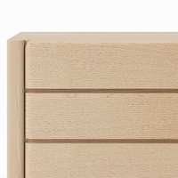 Ensemble de meubles de chambre à coucher de luxe FERLY personnalisable, commodes à 6 tiroirs, meubles de chambre à coucher, commode en bois