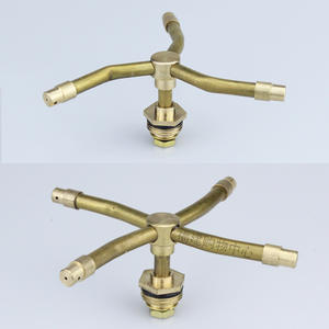 Automatic Copper Garden Irrigation <b>Sprinkler</b> <b>Head</b> 4-Way & 3-Way Options for Outdoor Gardens Rotary <b>Sprinkler</b> 4-Way & 3-Way - Product Image 3