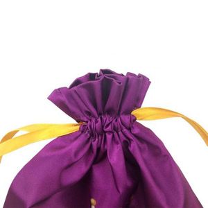 Bolsas de Regalo de Satén con Cordón Personalizadas, Bolsas de Satén de Seda, Bolsas para Empaque de Joyería - Product Image 4