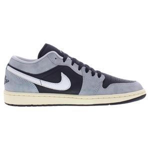 Nike Air Jordan 1 Low SE Chaussures en cuir pour hommes Light Smoke Grey Black Sail Style basketball - Product Image 2