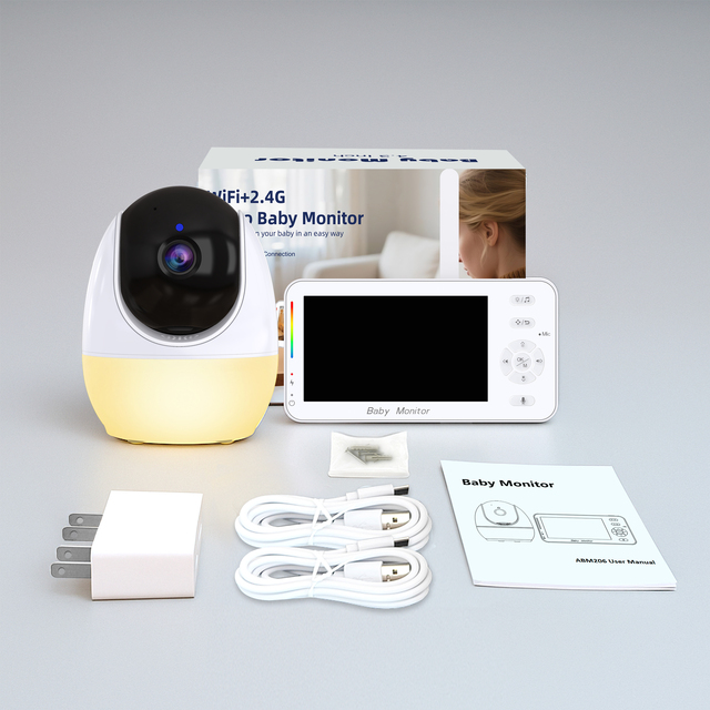 Baby Monitor Vb603 1920*1080p Wireless Night Vision Babyfoon with Camera and App 2.4G/WLAN Baby Car Camera Monitor