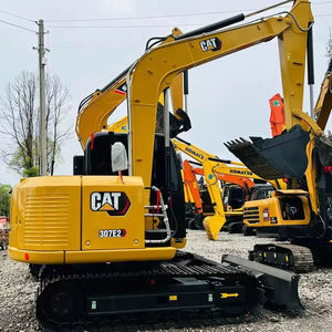 Excavatrice Caterpillar 307E2 d'occasion, 7 tonnes, modèle 2022, moteur, boîte de vitesses, pompe, PLC, capacité de la benne de 0,33 m, puissance de 41,5 kW, utilisation agricole, EPA - Product Image 2