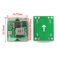 Creatall CA-1584 3A Modul Catu Daya Konverter DC-DC yang Dapat Disesuaikan ICs