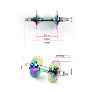 Set di Ruote per <span class=keywords><strong>Bici</strong></span> da Pista in Lega POLSO WS008 700C OEM con Cerchio a Profilo da 40mm, Ruote per Bicicletta 20-36H in Lega di Alluminio per Scatto Fisso - Product Image 4