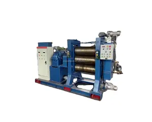 Four roll rubber sheet making machinery line