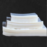 Sacs d'emballage sous vide thermoscellés de qualité alimentaire PET transparent argenté 6*8cm étanches à l'humidité pour le stockage des aliments en grains de viande
