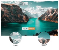 Projecteur Everycom Touyinger YG625 LED LCD Mini Beamer, résolution native 1080p, 7000 lumens, prise en charge Bluetooth, Full HD, USB, vidéo, projecteur