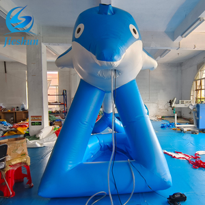 Buona qualità della schiuma di partito cannoni a bolle gonfiabili delfino dei modelli dei cartoni animati parco piscina DJ Disco con la macchina della schiuma Spray del getto del partito - Product Image 1