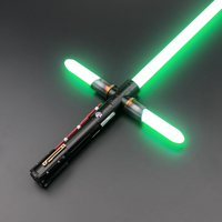 TXQSABER Kylo Ren SE Poignée en métal Couleurs infinies Blaster Balançoire lisse SNV4PRO Sabre laser Fonction multiple Jouets lumineux
