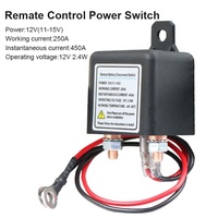 Interrupteur d'arrêt automatique à commande à distance 12v 250a pour voiture, camion, bateau, relais électrique de marche, voiture RC