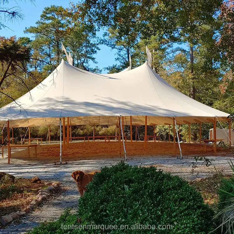 Genuine Clear Marquee Tent Stretch Used Floor Sperry Sailcloth For Sale