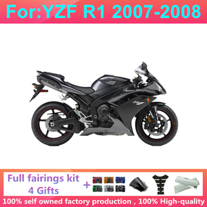 NOUVEAU Kit de Carénages ABS pour Moto Compatible YAMAHA YZF1000 YZFR1 YZF-R1 R1 2007 2008 07 08 Kit Complet de Carénage en Plastique - Product Image 4
