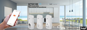 <span class=keywords><strong>Thermostat</strong></span> intelligent Wi-Fi sans fil pour chauffage domestique, avec minuterie et contrôleur de chauffage au sol réglable, et compteur de puissance - Vente chaude - Product Image 5