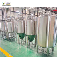 Cuve de Fermentation Conique à Double Enveloppe 200L en Acier Inoxydable – Fermenteur de Bière Industriel pour Brasserie