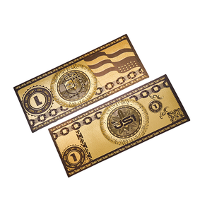 ธนบัตรฟอยล์สีทองสีสันสดใสแบบวินเทจ - Product Image 2