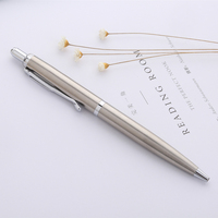Venta caliente de lujo Metal Click Bolígrafo Logotipo personalizado 0,7mm Ancho de escritura Escuela de negocios Oficina o regalo de marketing