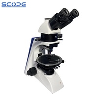 LED Trinocular Transmitted Polarizing Microscope for Geological Analysis