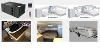 JP Wohnmobil-Klimaanlage 115 Volt für Wohnwagen, Van, Marine, Haus, Mobile Klimaanlage 220-240V Unterbau-Klimaanlage Elektrische Klimaanlage