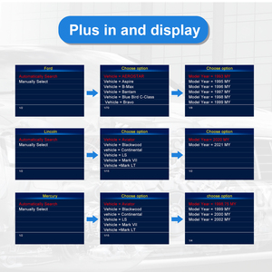 Cầm tay konnwei kw470 ABS SRS dầu thiết lập lại TPMS <span class=keywords><strong>Scanner</strong></span> automotriz xe công cụ Chẩn đoán cho Ford Lincoln thủy ngân - Product Image 3