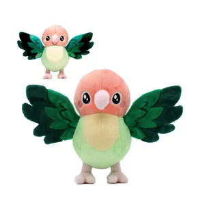 Petit jouet en peluche d'oiseau en peluche, mignon, personnalisé, peluche d'oiseau en peluche, oiseaux colorés, vente en gros