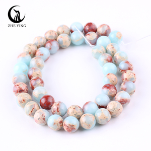 Zhe Ying 6/8/10mm Agalmatolite(Synthetic) <strong>Beads</strong> Shou Shan <strong>Stone</strong> <strong>Beads</strong> - Product Image 3