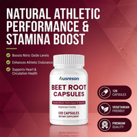 Extrait de graines de betterave rouge halal végétalien, pilules d'extrait de betterave, complément énergétique à la betterave, 8000 mg, capsules de betterave purement naturelles pour les végétariens