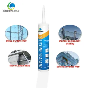 600ml High Performance Single Component Water Resistant OEM Structural Glazing Silicone Sealant for Curtain Wall