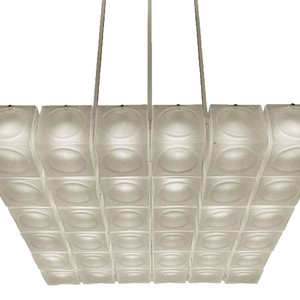 Lustre carré moderne en cristal doré à LED pour salle à manger - Product Image 3